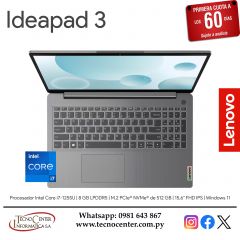 Notebook Lenovo Ideapad 3 Intel Core i7